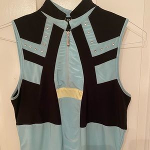 Jamie Sadock GOLF Temp Control UPF30 Zip Tank Top